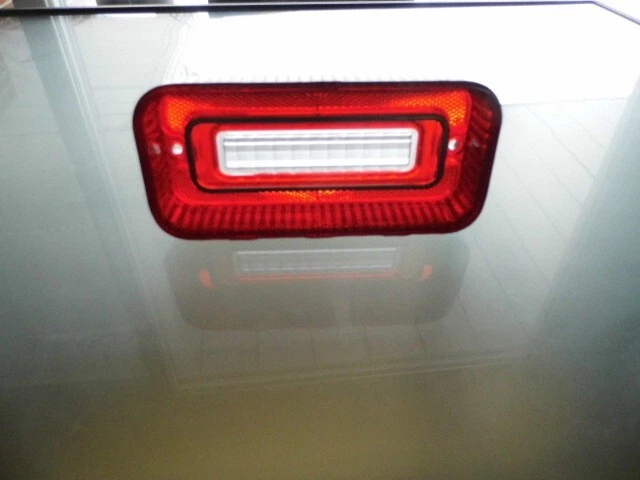 LH 1969 impala / caprice center tail light lens reverse window used - Image 3 of 3