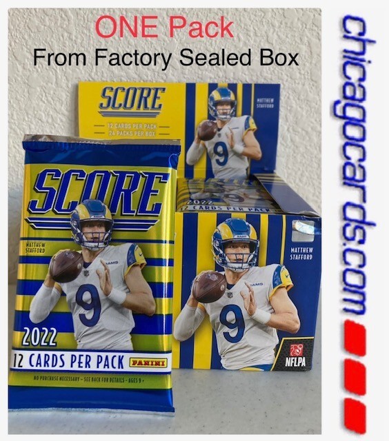2022 Score Football Pack Look4 Kenny Pickett Zappe Rookie RC Rodger