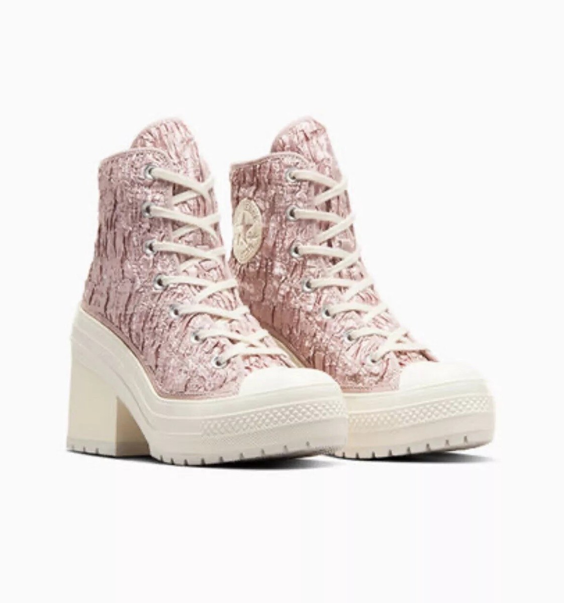 CONVERSE Chuck 70 De Luxe Heel Satin High Top Sneakers A09780C Size 11.5 W  9.5 M | eBay