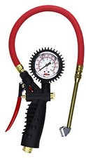 Milton S-576a Pro Analog Pistol Grip 230 Psi Inflator Gauge Dual Head