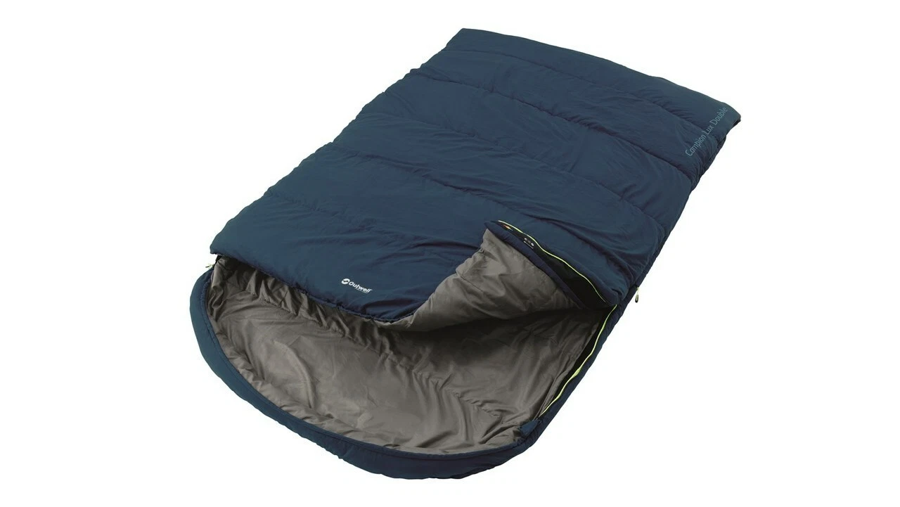 Outwell Campion Lux Blue Sleeping Bag | DOUBLE | 3 Season | Luxury Camping