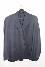 Blazer Mens 46R Gray Suit Jacket Sport Coat Vintage Interview Prom Career