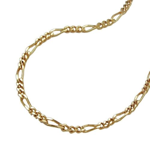 585 ECHT GOLD *** Armband Kette Halskette Figaro 19 / 42 / 45 / 50 cm - Bild 1 von 6