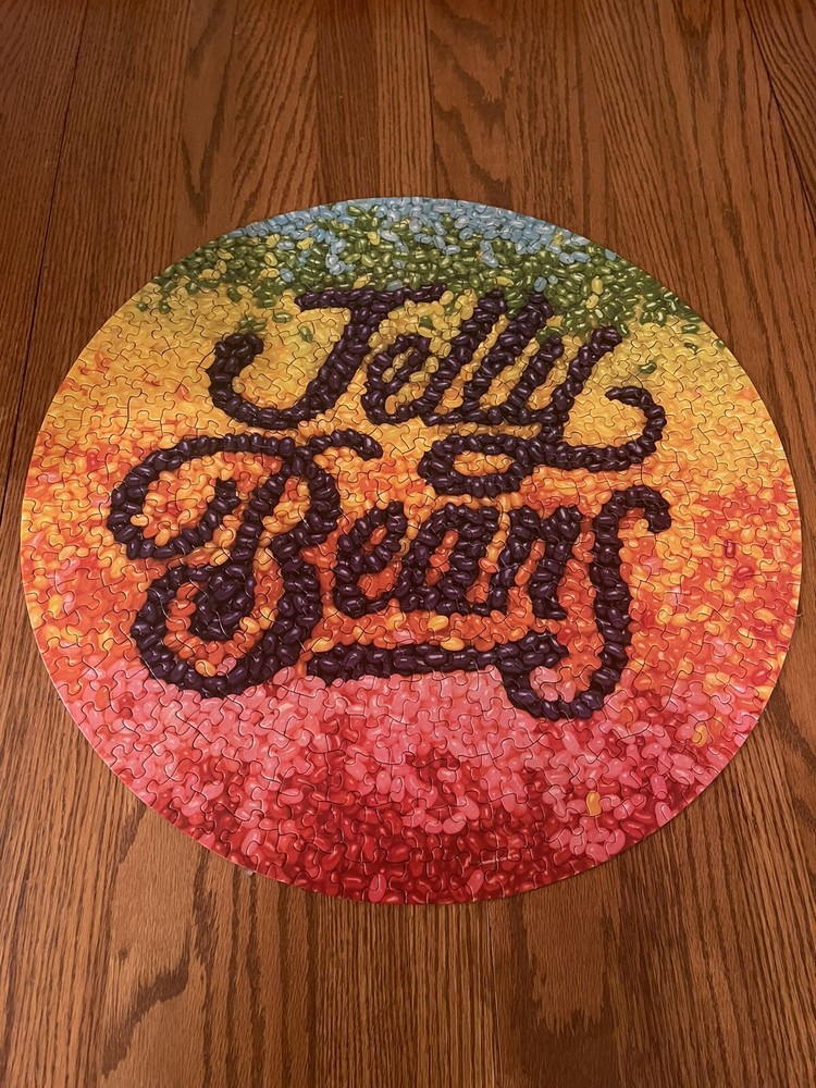Vintage Springbok Jelly Beans Circular Puzzle - To Bean Or Not To Bean