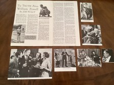 William Powell Lot Rare Clippings