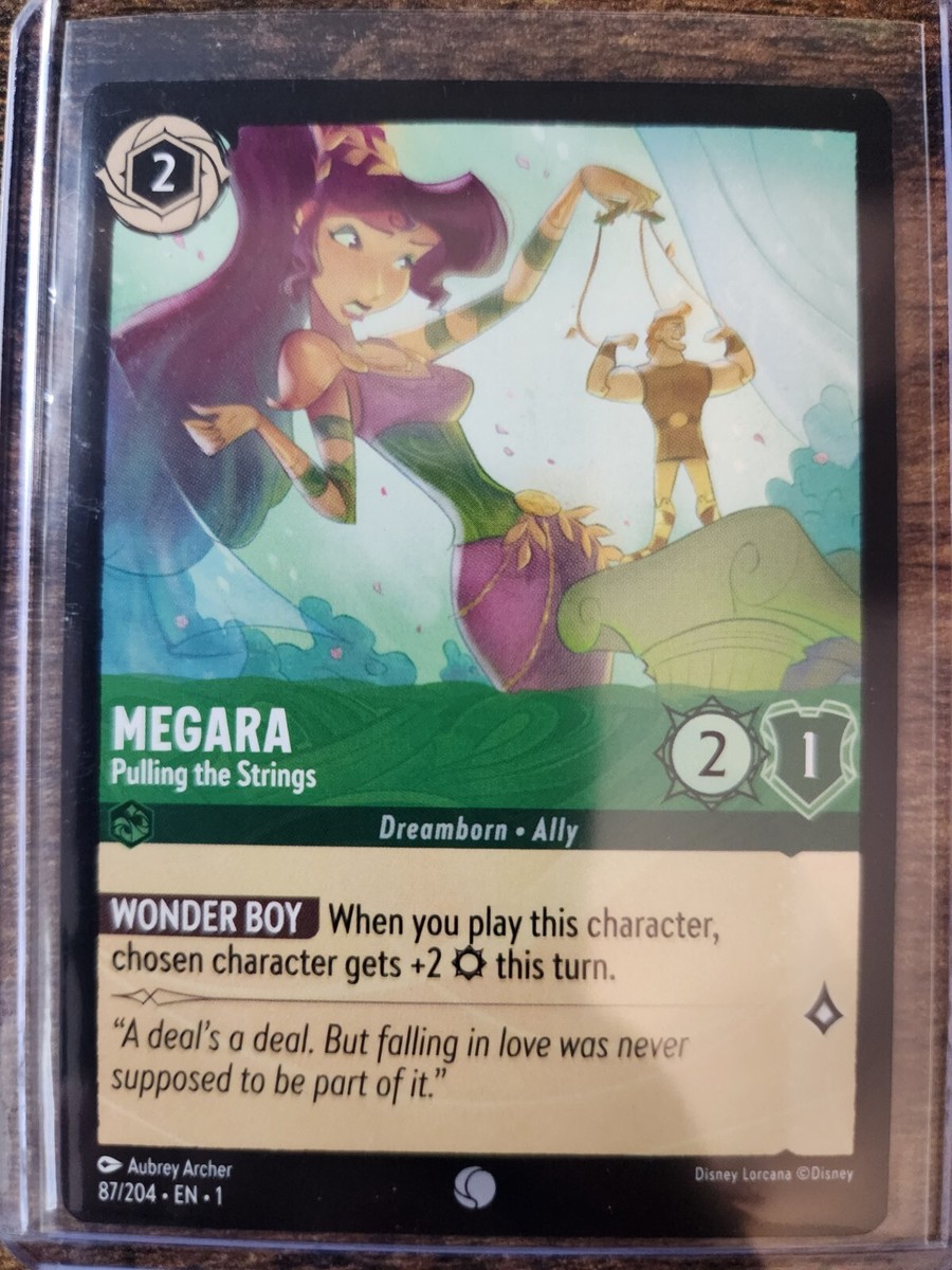 Disney Lorcana TCG First Chapter Megara Pulling the Strings Common