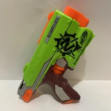 Nerf N-Strike Zombie Strike SideStrike Single Shot with 2 Dart holder GREEN