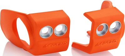 Acerbis KTM Lower Fork Shoe Protectors-All 125-530-17-25-Orange - Motocross Dirt