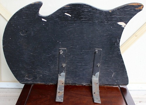Antique Hand-painted Piano Shop Sign (Sheet Music) (Treble Clef) - Picture 4 of 5