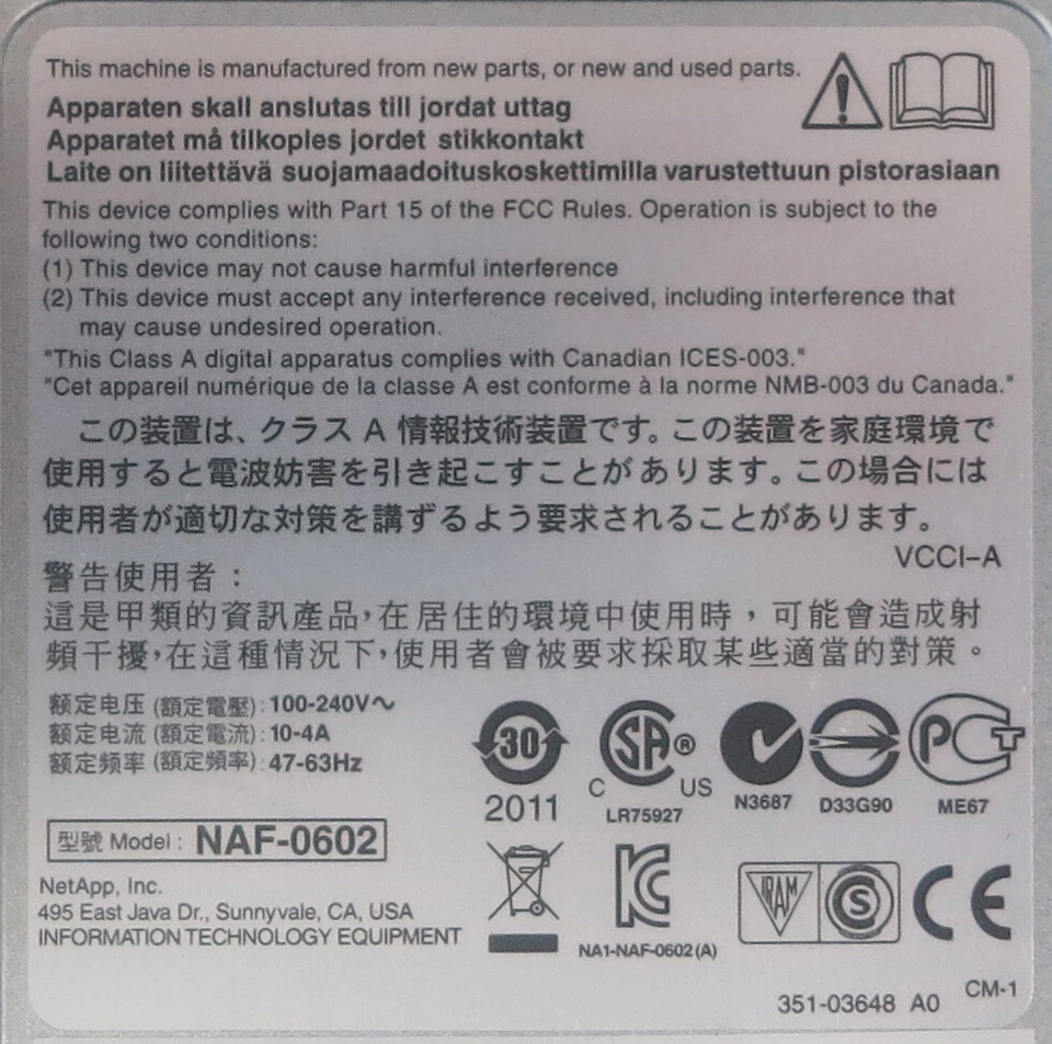 NetApp FAS2020 Filer iSCSI Storage Array Shelf 2 x Controllers 4x 300GB HDD 2U - Image 4 of 4
