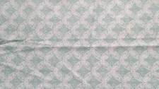Fabric Joann NEW White Feathers or Butterfly on Lt Mint 43" x 15" $3.25