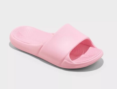 Kids' Apollo Slip-On Slide Sandals Pink - All in Motion - SIZE 13