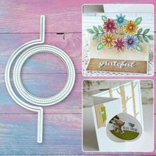 Round Shape Metal Cutting Dies Scrapbooking Paper Cards Cut Embossing Stencil