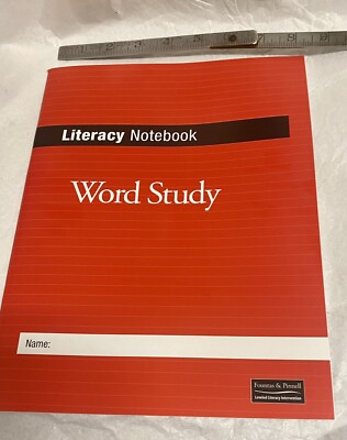 Word Study Literacy Notebooks Writing Reading Written  Answer Fountas Pinnell