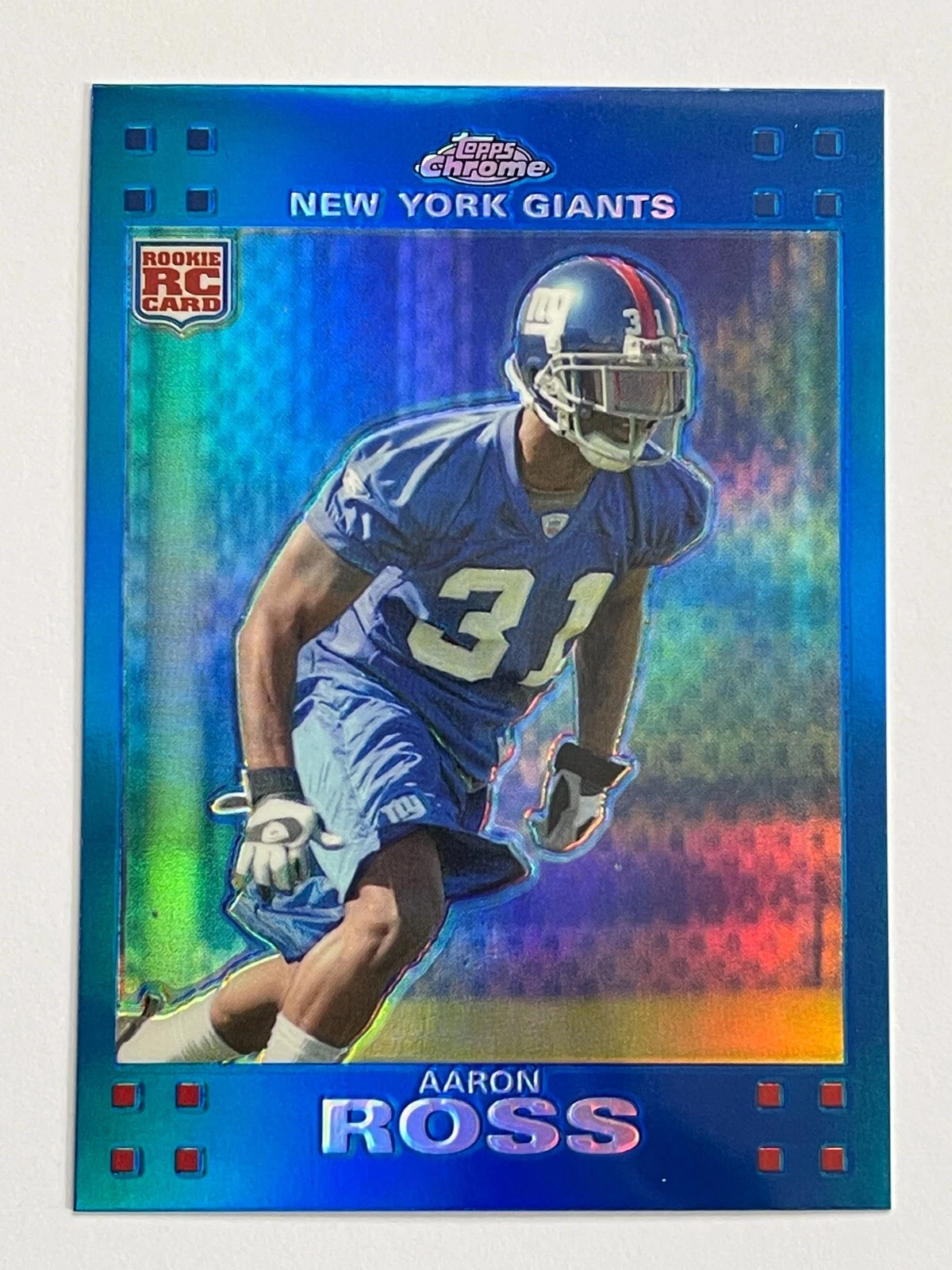 Aaron Ross Topps Chrome #TC250 Blue Refractor