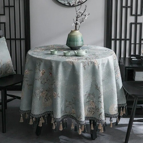 Linen Dining Table Cover Table Decor