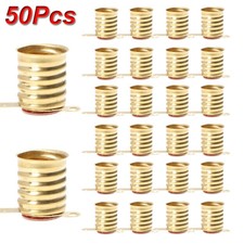 Pack of 50 , Screw-In E10 Lamp Sockets for LIONEL MARX O Gauge Scale Trains