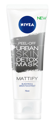 NIVEA | Peel Off Urban Skin Detox Maske | MATTIFY | Schwarzer Reis & grüner Tee 75ml