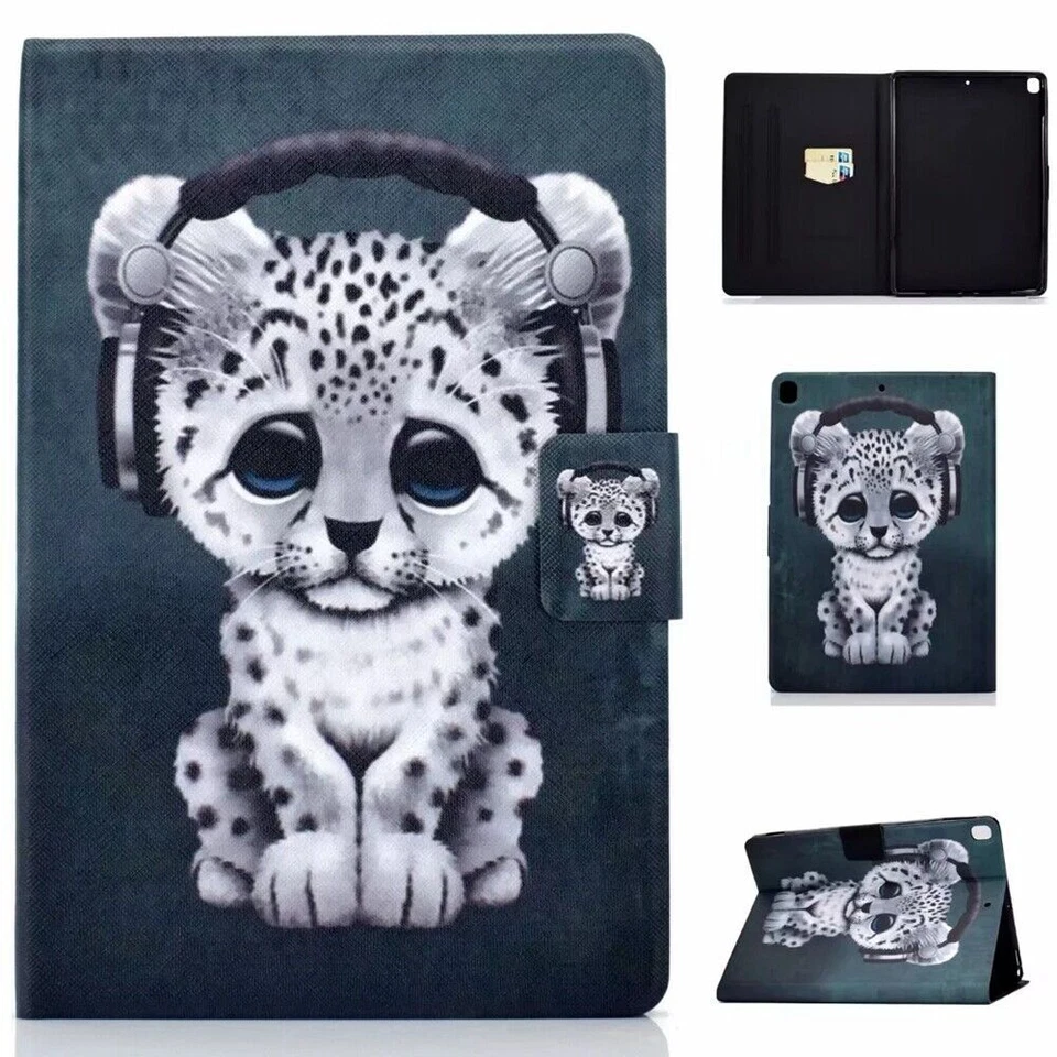 For iPad 10.2 9th 8th 7th 5/6th Gen 9.7 Leather Shockproof Flip Smart Case Cover - Image 4 of 4