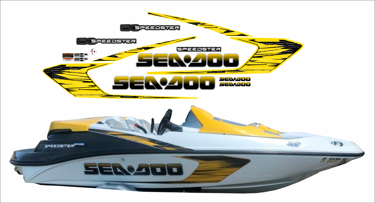 SEADOO SPEEDSTER 150/215/255/300 2005 - 2008 GRAPHICS /DECAL