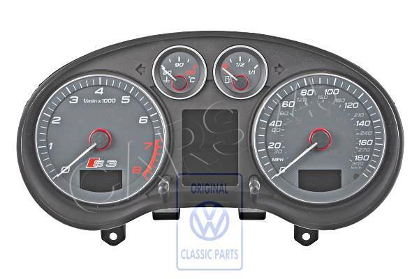 Genuine AUDI A3 S3 Sportback Lim. quattro. Combi-Instrument 