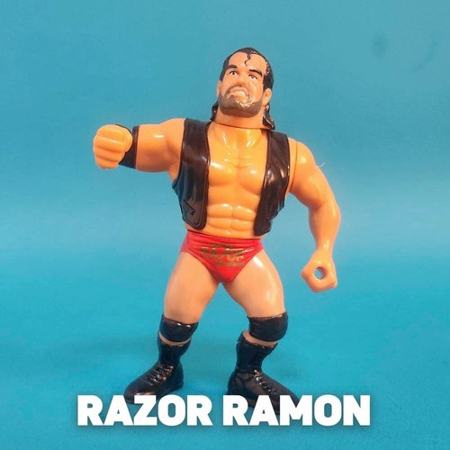 WWF HASBRO WRESTLING RAZOR RAMON 1992 SPIELZEUG ACTIONFIGUR H50