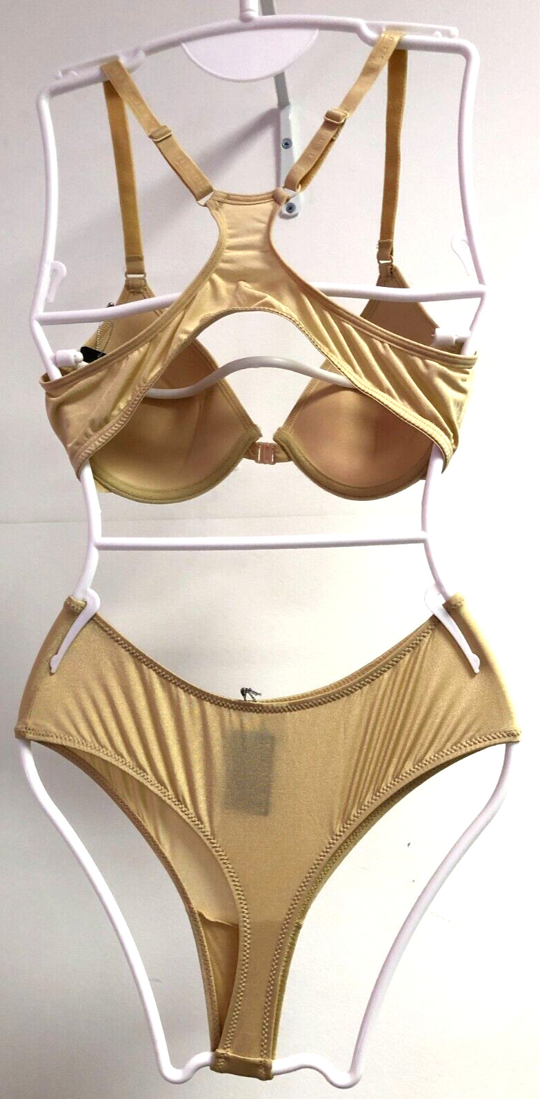 Bra and Thong Set Bra 34B Thong Small Cream by La Marru New With Tags image 2
