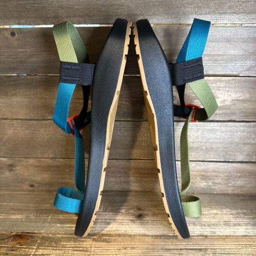 New NWOB Mens Chaco Bodhi Colorblock Toe Loop Outdoor Comfort Sandals Size 11 M - Picture 4 of 6
