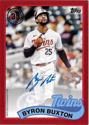 2024 TOPPS SERIES 1 - 1989 TOPPS - RED PARALLEL - AUTOGRAPH