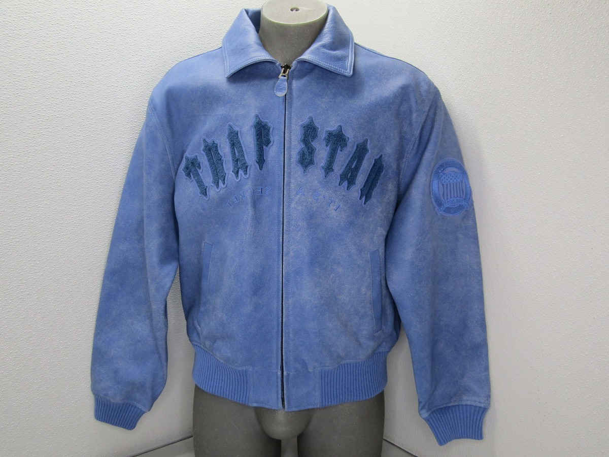 Trapstar X Avirex Mens Jacket Light Blue Size L Irongate Trapstar X Avirex Mens Jacket Light Blue Size L Irongate