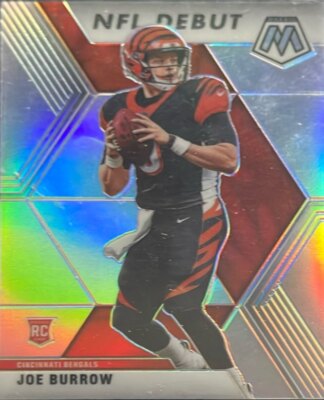 2020 Panini Mosaic #261 Joe Burrow Prizm Silver