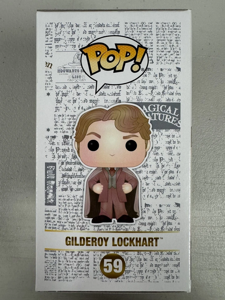 Gilderoy Lockhart (traje bronceado y capa) 59 ~ Harry Potter ~ vinilo Funko Pop Foto 4 de 4