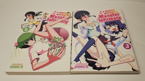 Infirmerie Hitomi's Monster Infirmary Vol 3 et 5 manga EnglishShake-O livre de poche - Photo 1/2