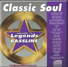 LEGENDS BASSLINE CLASSIC SOUL KARAOKE CDG DISC #12 MUSIC SONGS cd CD+G R&B