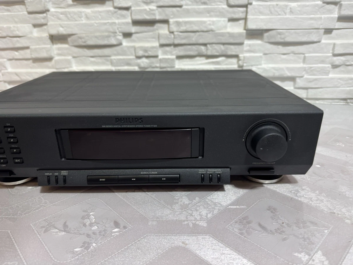 Philips FT 920 Sintetizador Sintonizador Radio Receptor 900 Serie Digital