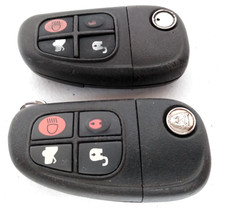 2000-2008 Jaguar Key Fob Lot Of 2 S-type X-type 2004-2009 Xj8 Xjr 2007 2006 Y15