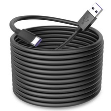 iMangoo USB to C Power Cable for CCTV Camera, 33FT Type C 33 ft, Black