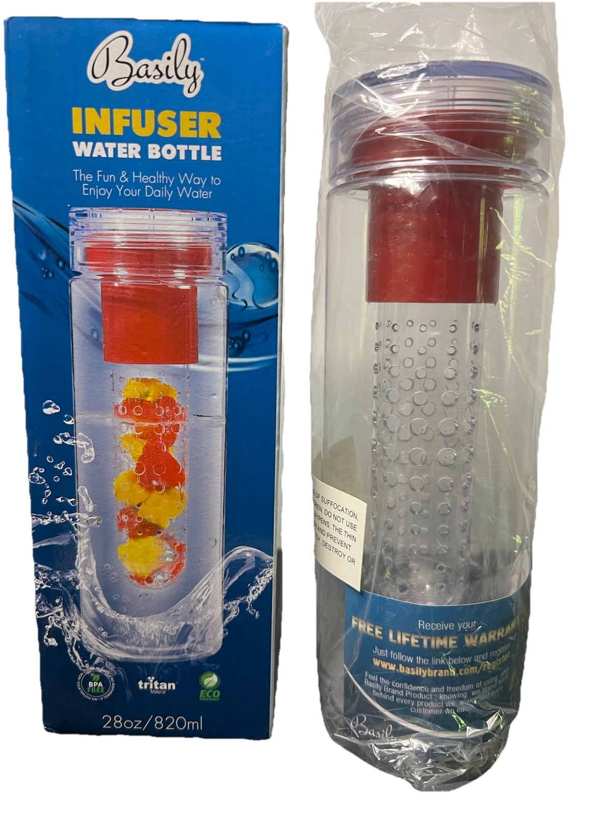28 Oz Red Eco Friendly Bpa Free New Unused