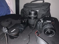 Canon Rebel T6 Digital SLR Camera Mega Bundle - Black