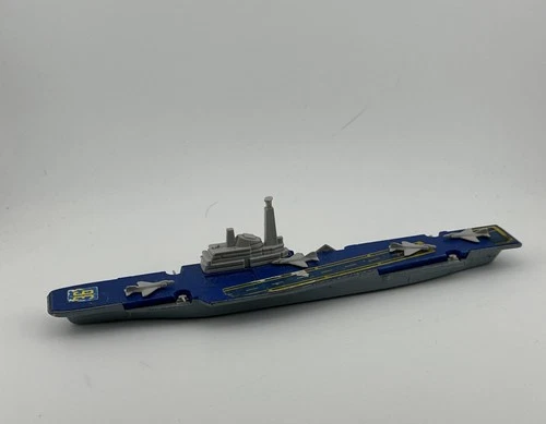 Lesney Matchbox Sea Kings Aircraft Carrier K-304 1976 Blue United Kingdom