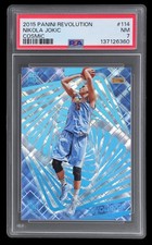 2015 PANINI REVOLUTION COSMIC #114 NIKOLA JOKIC ROOKIE RC #'d /100 PSA 7