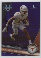 2023 Bowman U Chrome Purple Refractor /399 Adonai Mitchell #10 0q3