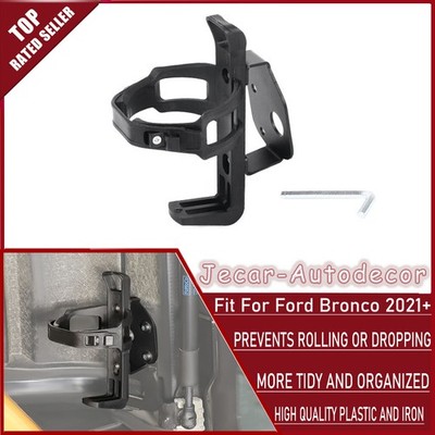 Metal Trunk Roll Bar Fire Extinguisher Cup Holder Stand For Ford Bronco 2021 22+