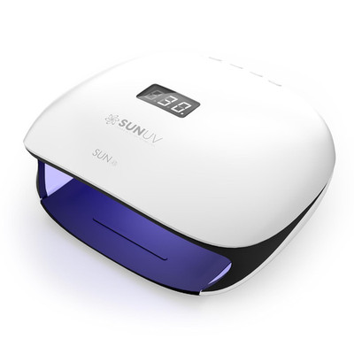 SUNUV UV LED Nail Lamp, UV Light for Gel Polish with 4 Timer Settings, Nail Drye