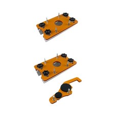 Slotted Base Universal Metal for 65mm Trimming Machine Furniture Woodworking