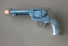 Italy Cap Gun Edison Giocattoli Toy 10 Inch Vintage Metal
