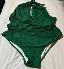 green halter swimsuit xxl womens