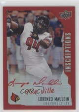 2015 Upper Deck Inscriptions Red 119/149 Lorenzo Mauldin #LM Auto 2r5