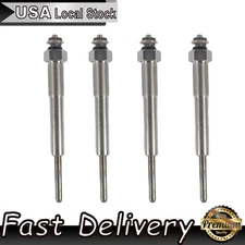 Set of 4 Glow Plugs 8-97600-096-0 8976000960 Compatible For Isuzu 4HK1 Engine