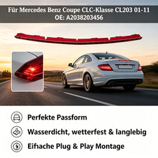 Rot Bremsleuchte 3. Bremslicht Für Mercedes Benz Coupe CLC-Klasse CL203 01-11